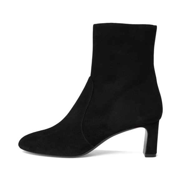 Stuart Weitzman $650 Babette Zip Bootie Black Calfskin Leather 60 Sz 9.5  NIB! - Picture 4 of 7